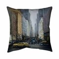 Fondo 20 x 20 in. In The City-Double Sided Print Indoor Pillow FO2790646